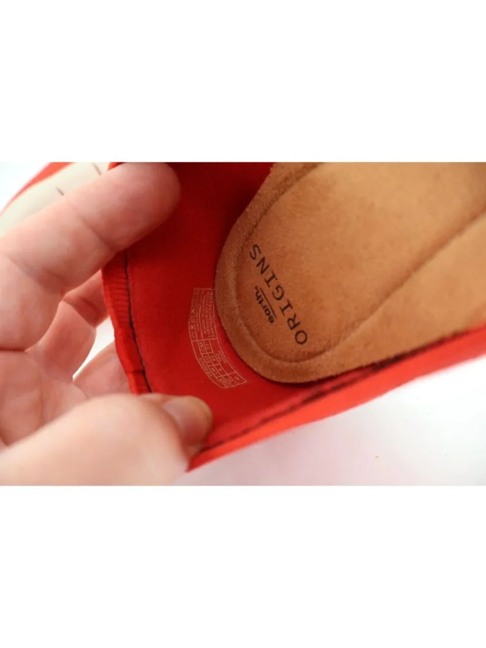 Earth Origins Ferris Knit Ballet Flats Red Size 10 Slip On Comfort Shoes